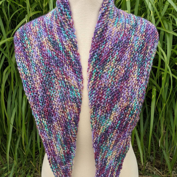 "Whimsy" shawlette/scarf